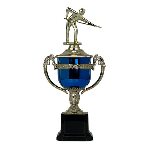 Trofeo de Copa con Figura Serie PC de Billar